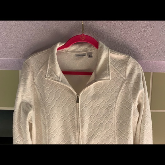 🐚🐚 CROFT&BARROW ZIPPERED JACKET (Medium)🐚🐚 - Picture 3 of 8